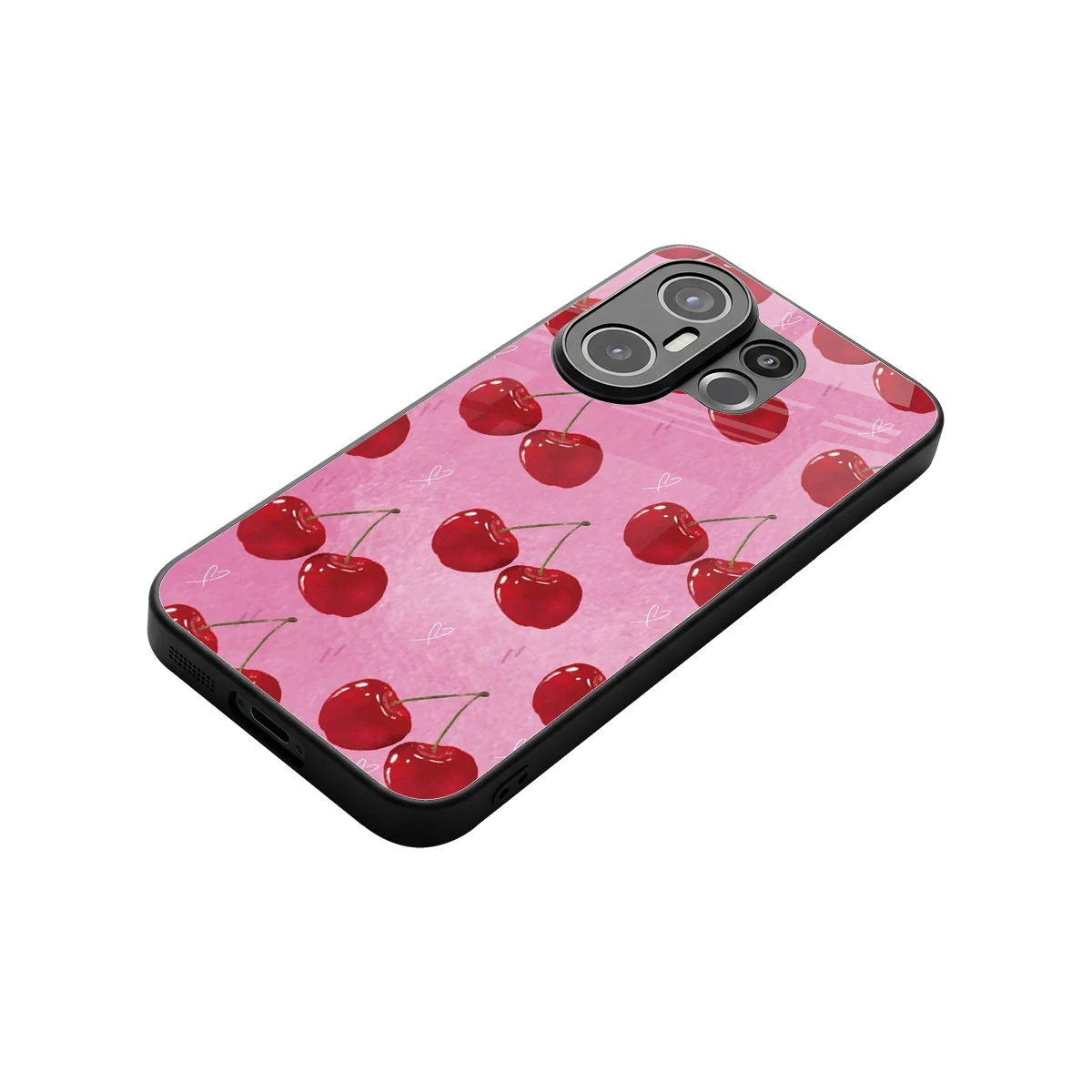 Cherrylicious stylish phone case for vivo x200 fe | glossy glass and slim fit