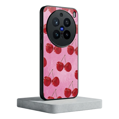 Cherrylicious vivo x200 pro mobile cover | shockproof glass phone case