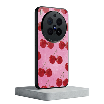 Cherrylicious vivo x300 pro mobile cover | shockproof glass phone case