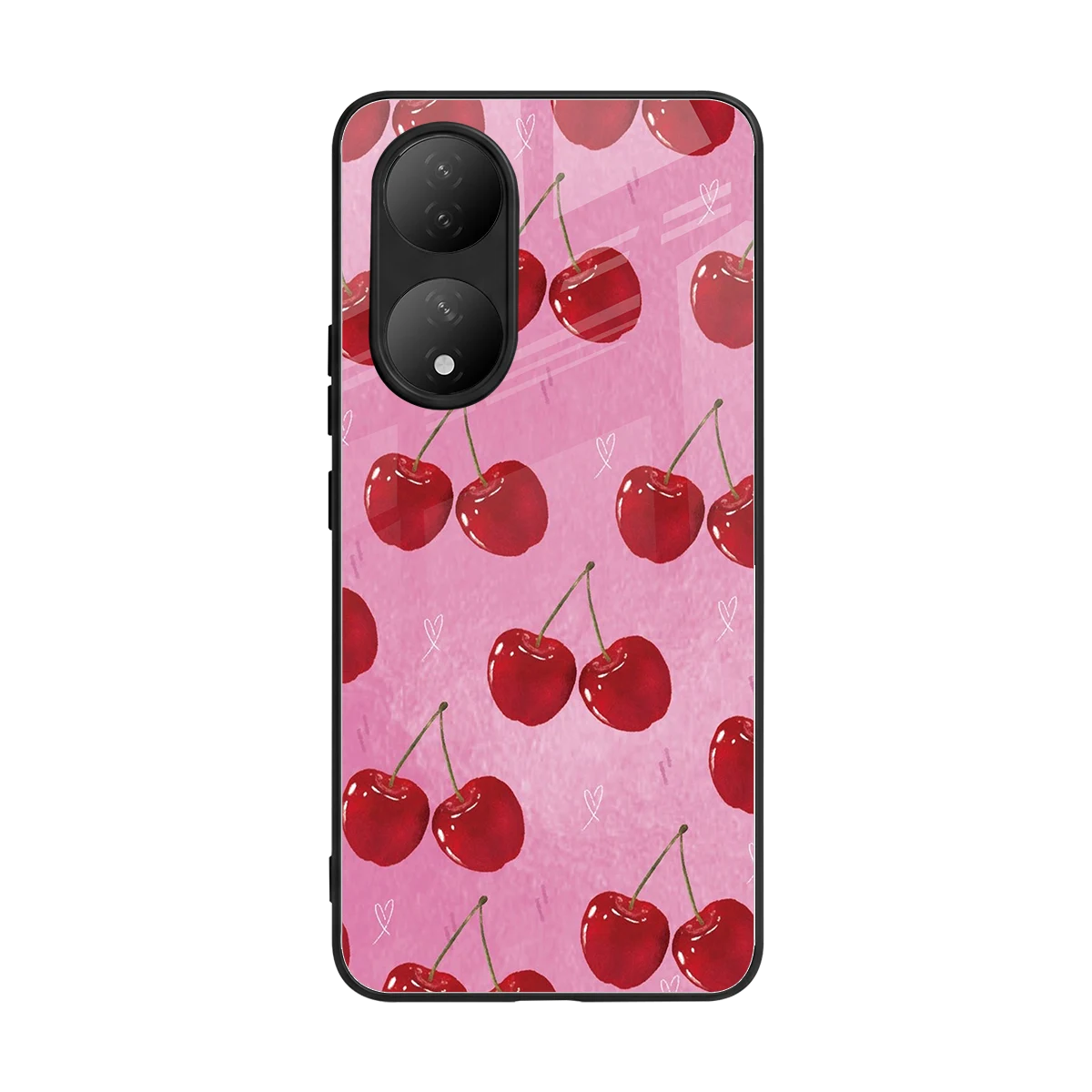 Cherrylicious back phone cover | glass case for Vivo-y100