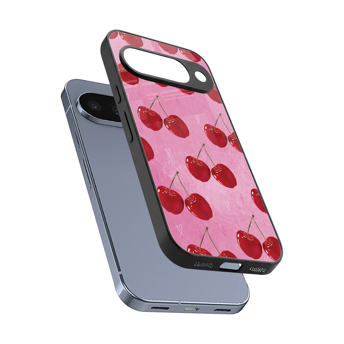 Cherrylicious sleek google pixel 10 cover with tempered glass back and TPU edges