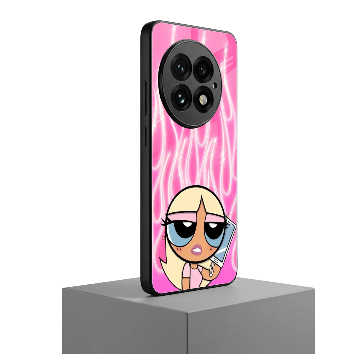 Chic Blaze oneplus 13 mobile cover | shockproof glass phone case