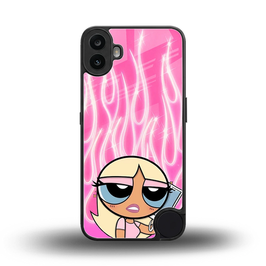 Chic Blaze back phone cover | glass case for cmf nothing phone 1