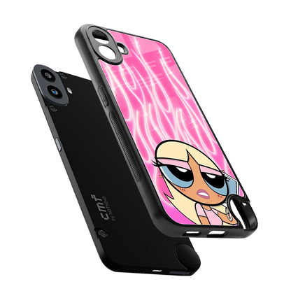 Chic Blaze sleek cmf nothing phone 1 cover with tempered glass back and TPU edges