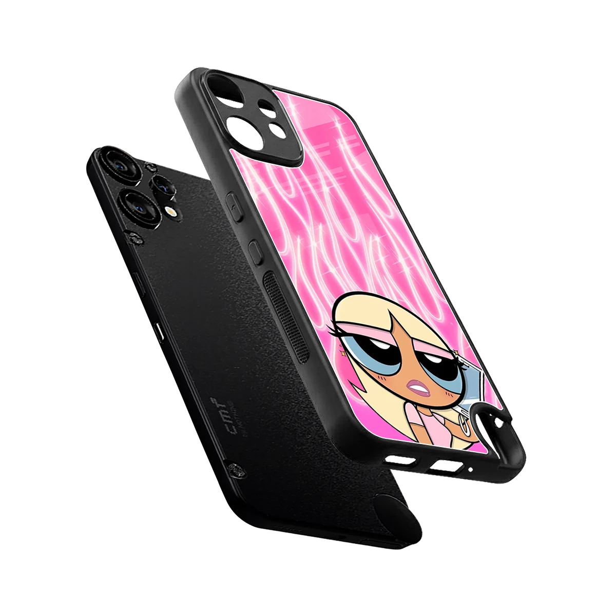 Chic Blaze sleek cmf nothing phone 2 pro cover with tempered glass back and TPU edges