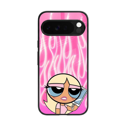 Chic Blaze back phone cover | glass case for google pixel 10 pro xl