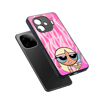 Chic Blaze sleek iqoo neo 10r 5g cover with tempered glass back and TPU edges