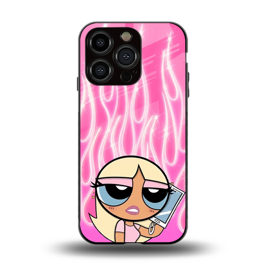Chic Blaze back phone cover | glass case for iphone 13 pro