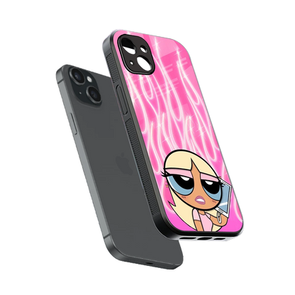 Chic Blaze sleek iphone 14 plus cover with tempered glass back and TPU edges