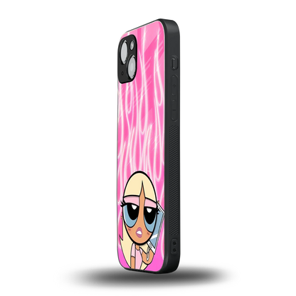 Chic Blaze iphone 15 plus mobile cover | shockproof glass phone case