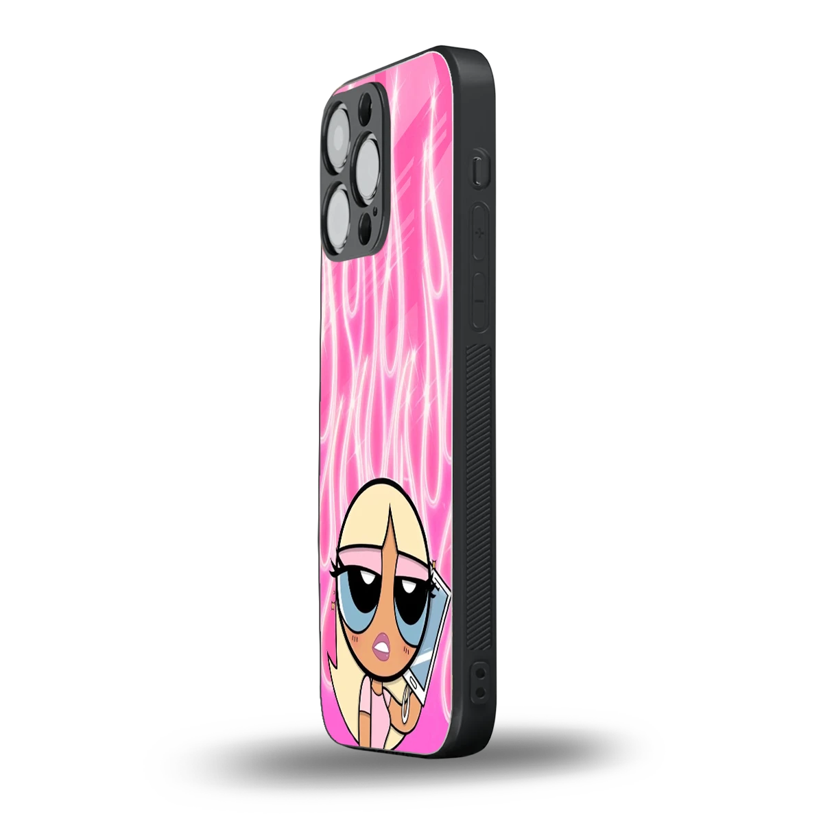 Chic Blaze iphone 15 pro max mobile cover | shockproof glass phone case