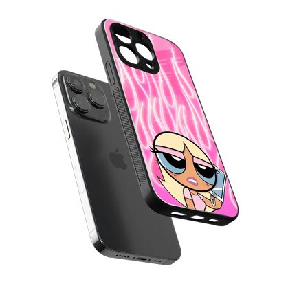 Chic Blaze sleek iphone 16 pro max cover with tempered glass back and TPU edges