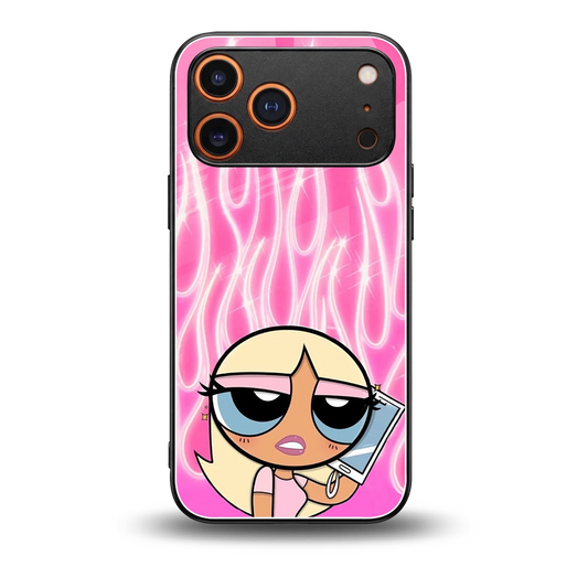 Chic Blaze back phone cover | glass case for iphone 17 pro max