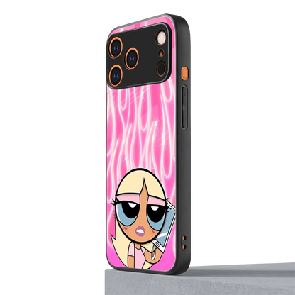 Chic Blaze iphone 17 pro max mobile cover | shockproof glass phone case