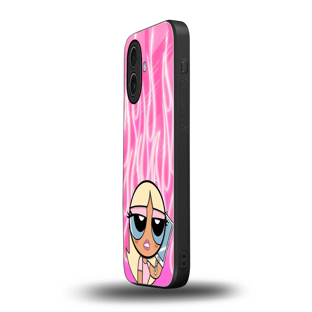 Chic Blaze iphone 17 mobile cover | shockproof glass phone case