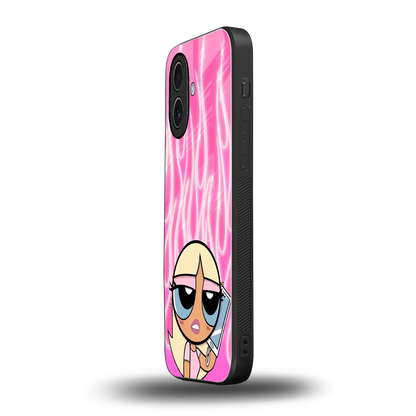 Chic Blaze iphone 17 mobile cover | shockproof glass phone case