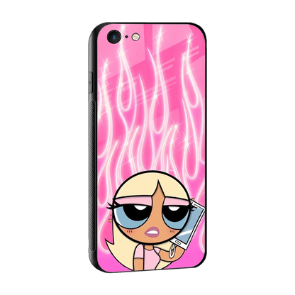 Chic Blaze sleek iphone 6s cover with tempered glass back and TPU edges