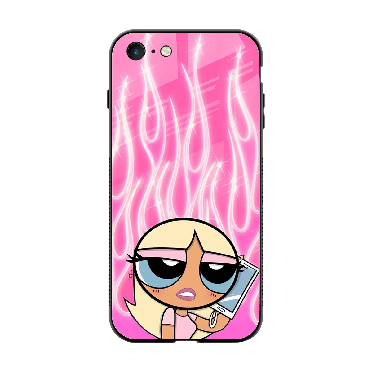 Chic Blaze back phone cover | glass case for iphone 7