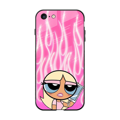 Chic Blaze back phone cover | glass case for iphone 7