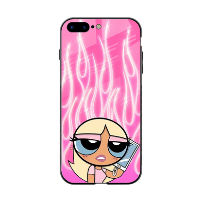 Chic Blaze back phone cover | glass case for iphone 8 plus