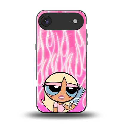 Chic Blaze back phone cover | glass case for iphone air