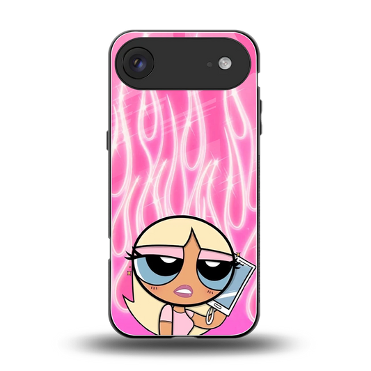 Chic Blaze back phone cover | glass case for iphone air