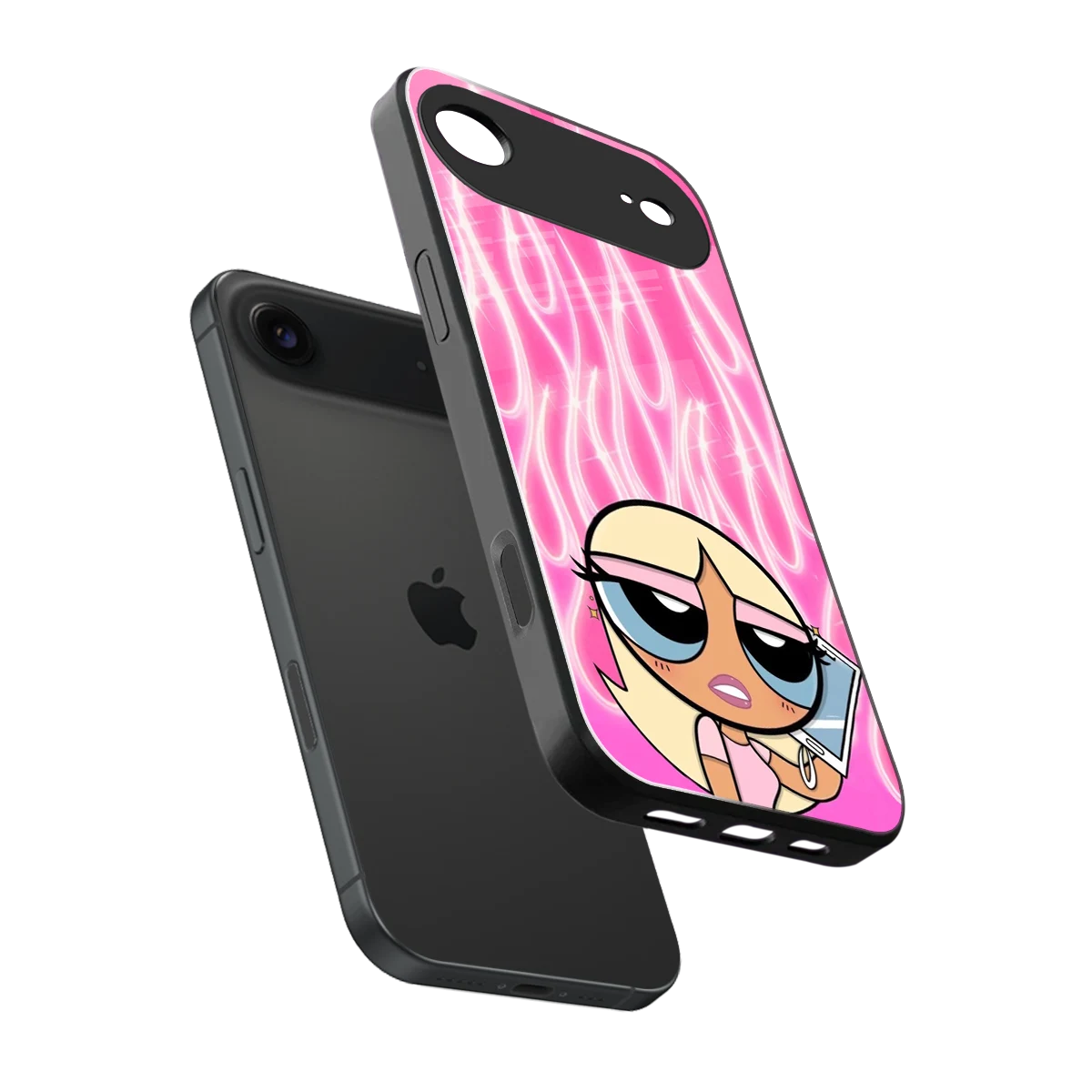 Chic Blaze sleek iphone air cover with tempered glass back and TPU edges