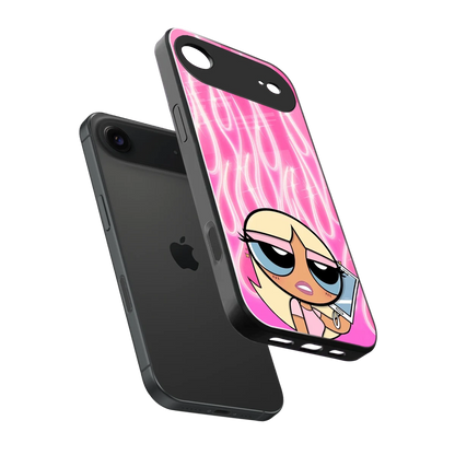 Chic Blaze sleek iphone air cover with tempered glass back and TPU edges