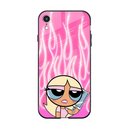 Chic Blaze back phone cover | glass case for iphone xr