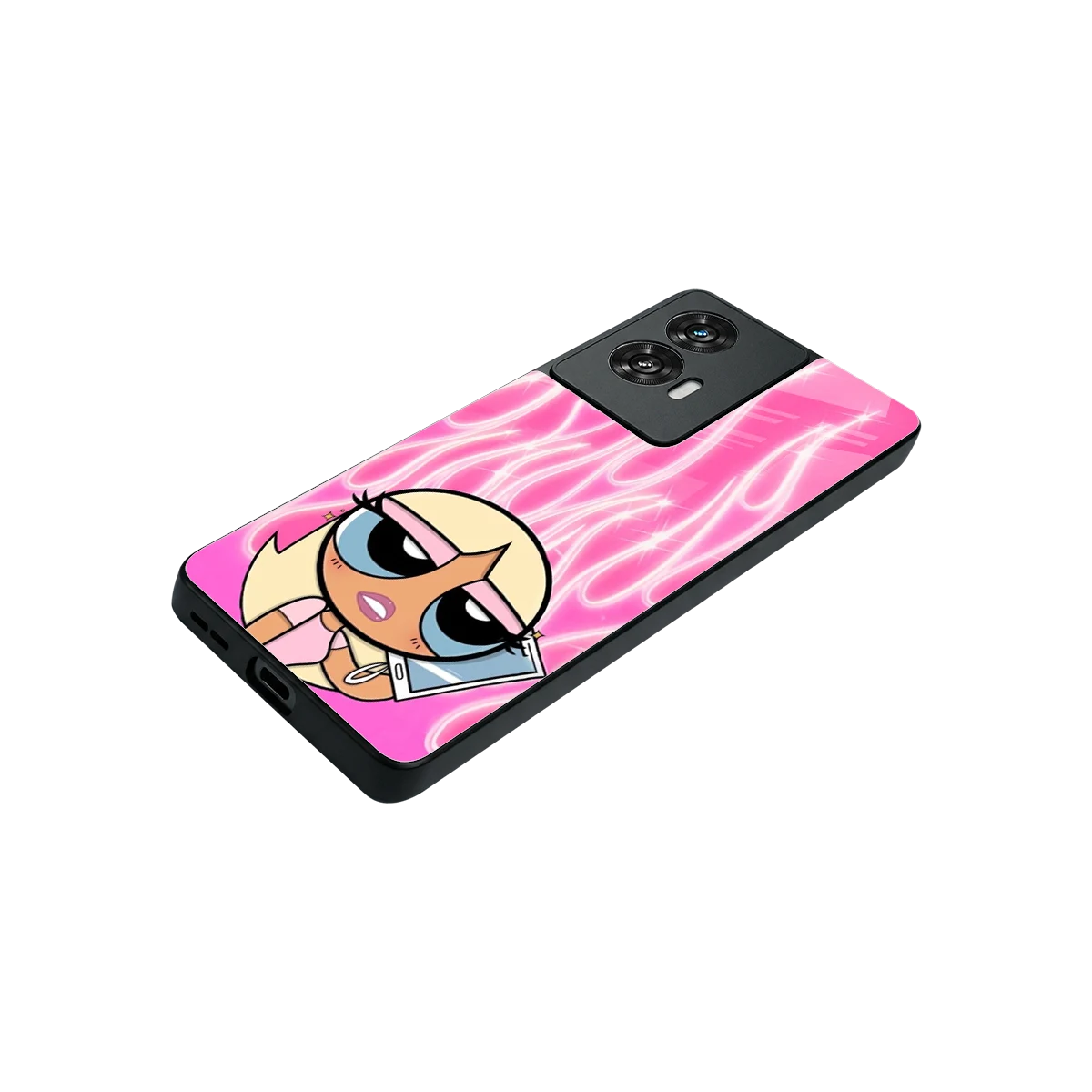Chic Blaze stylish phone case for motorola edge 50 fusion | glossy glass and slim fit