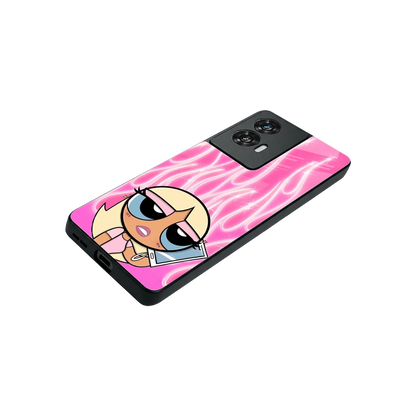 Chic Blaze stylish phone case for motorola edge 50 fusion | glossy glass and slim fit