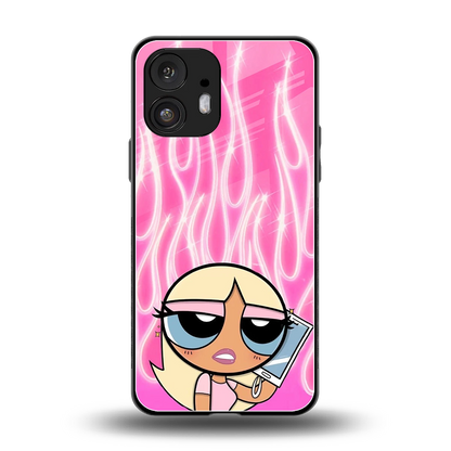 Chic Blaze back phone cover | glass case for nothing phone 2