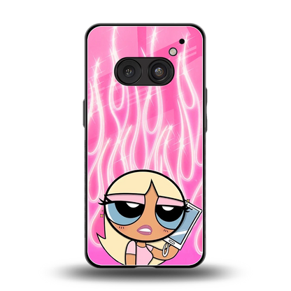 Chic Blaze back phone cover | glass case for nothing phone 2a plus