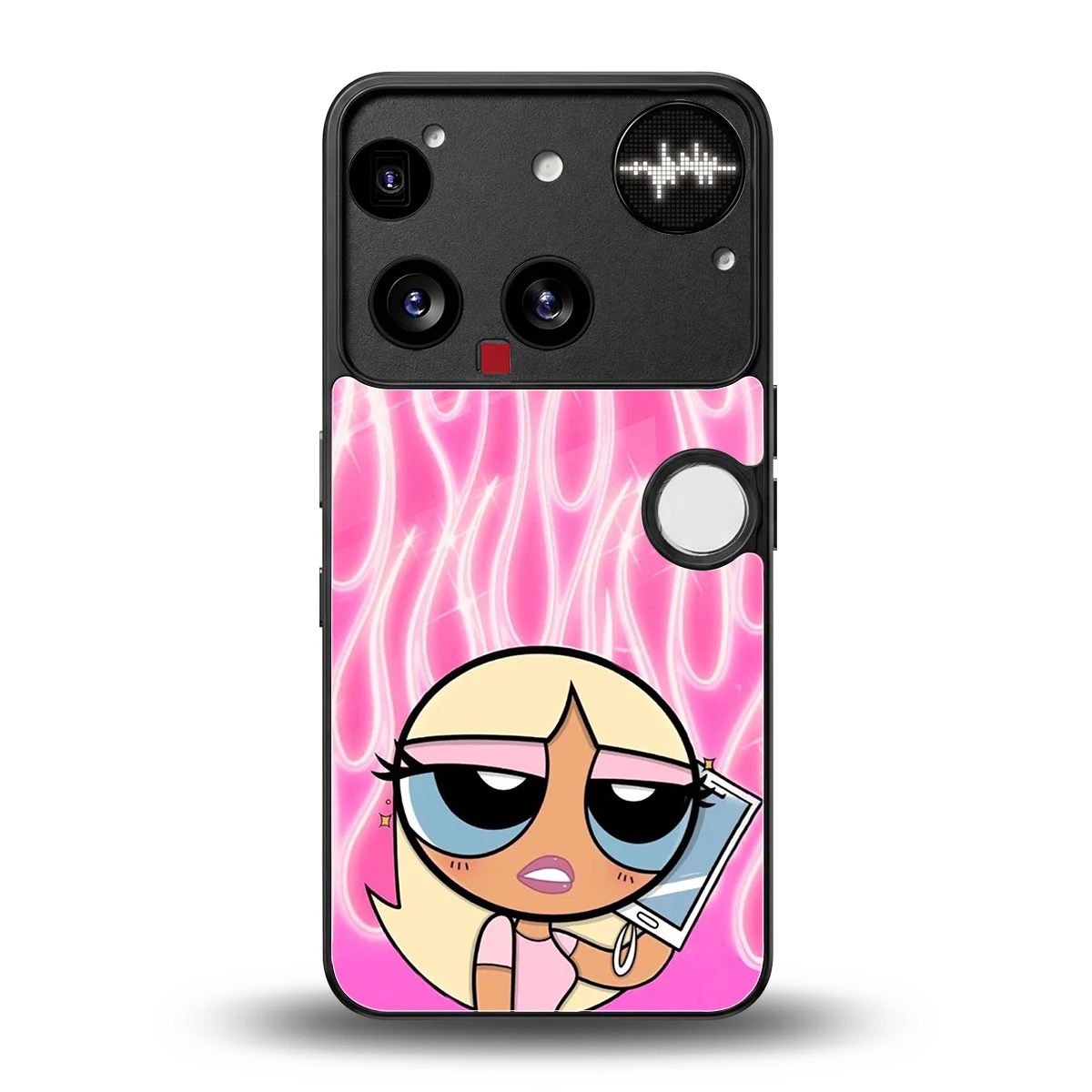 Chic Blaze back phone cover | glass case for nothing phone 3