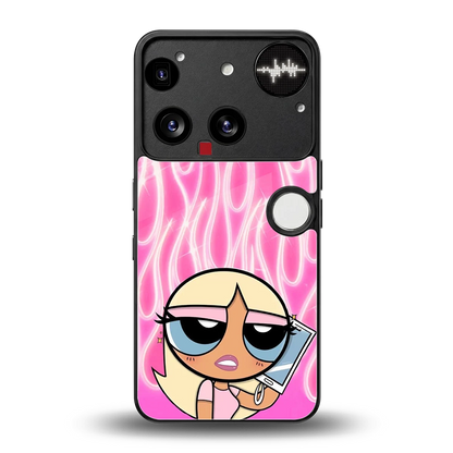 Chic Blaze back phone cover | glass case for nothing phone 3