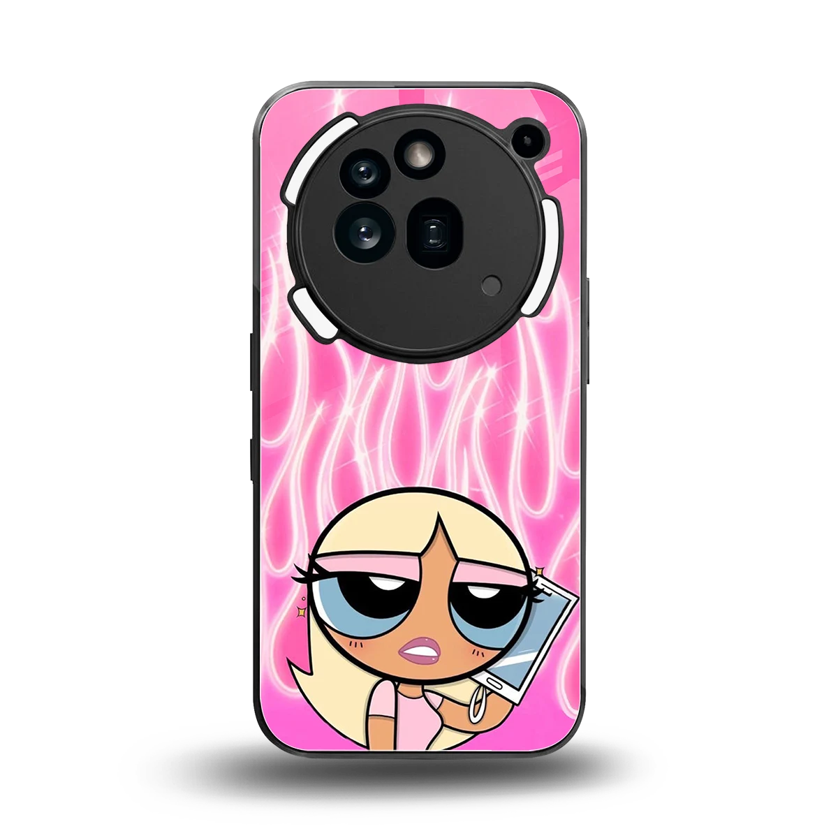 Chic Blaze back phone cover | glass case for nothing phone 3a pro