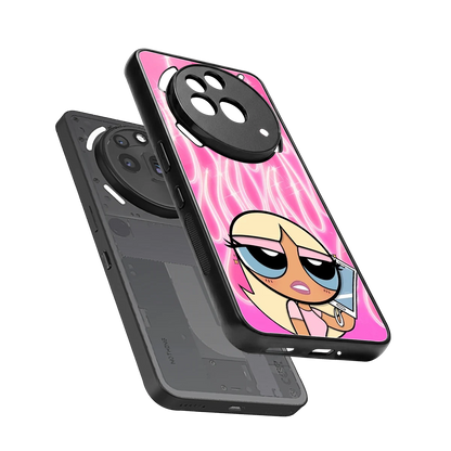 Chic Blaze sleek nothing phone 3a pro cover with tempered glass back and TPU edges