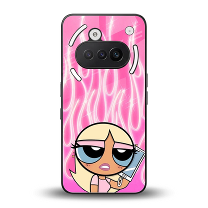 Chic Blaze back phone cover | glass case for nothing phone 3a