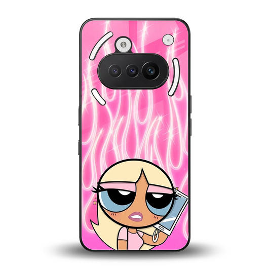 Chic Blaze back phone cover | glass case for nothing phone 3a