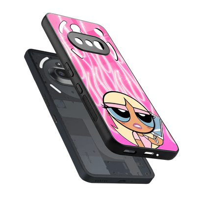 Chic Blaze sleek nothing phone 3a cover with tempered glass back and TPU edges