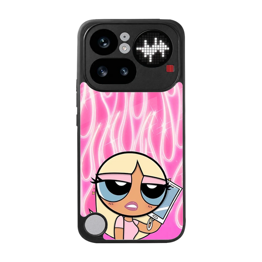 Chic Blaze back phone cover | glass case for nothing phone 4a pro