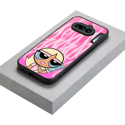 Chic Blaze stylish phone case for nothing phone 4a | glossy glass and slim fit