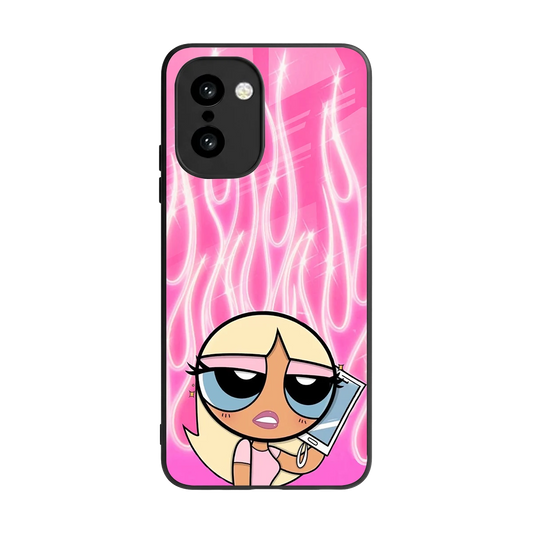 Chic Blaze back phone cover | glass case for oneplus 15r