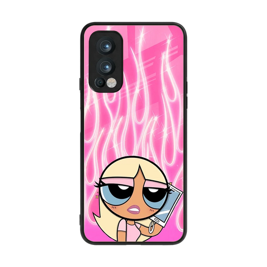 Chic Blaze back phone cover | glass case for oneplus nord 2