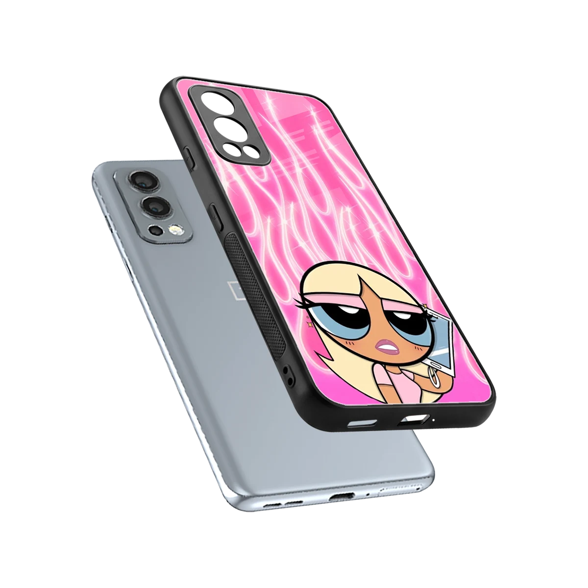 Chic Blaze sleek oneplus nord 2 cover with tempered glass back and TPU edges