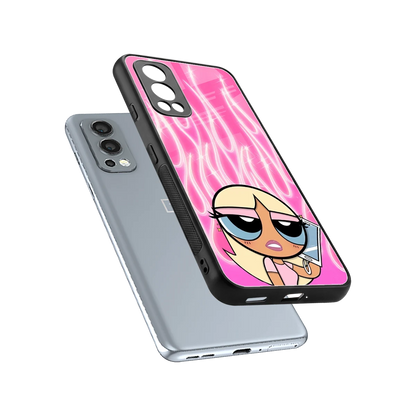 Chic Blaze sleek oneplus nord 2 cover with tempered glass back and TPU edges