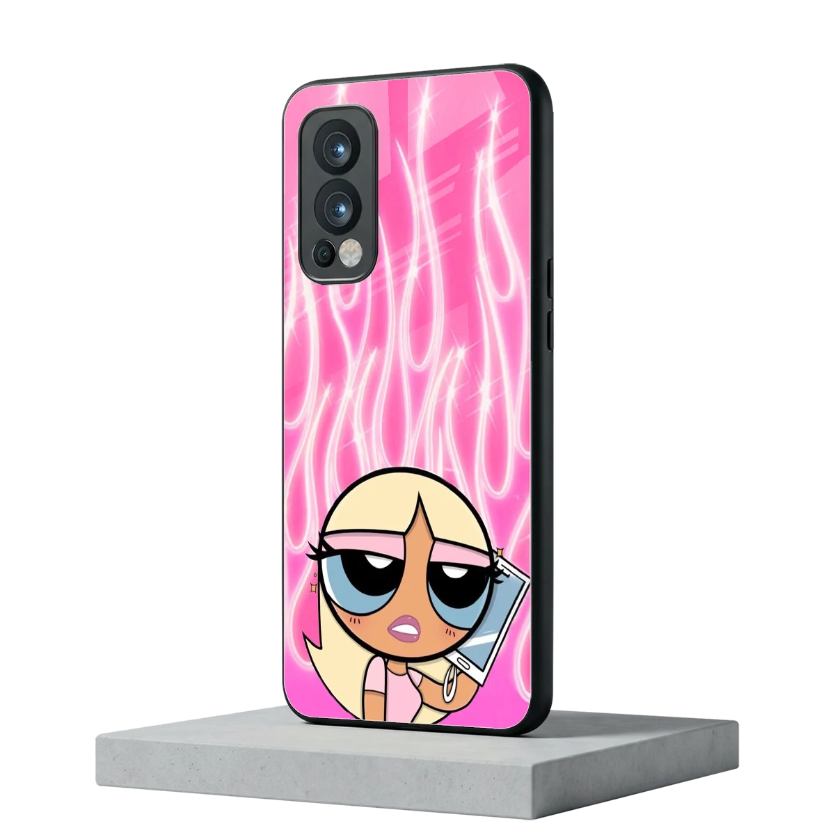Chic Blaze oneplus nord 2 mobile cover | shockproof glass phone case