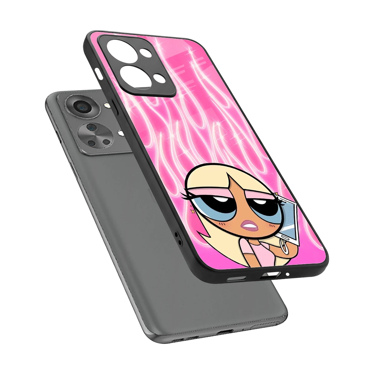 Chic Blaze sleek oneplus nord 2t cover with tempered glass back and TPU edges