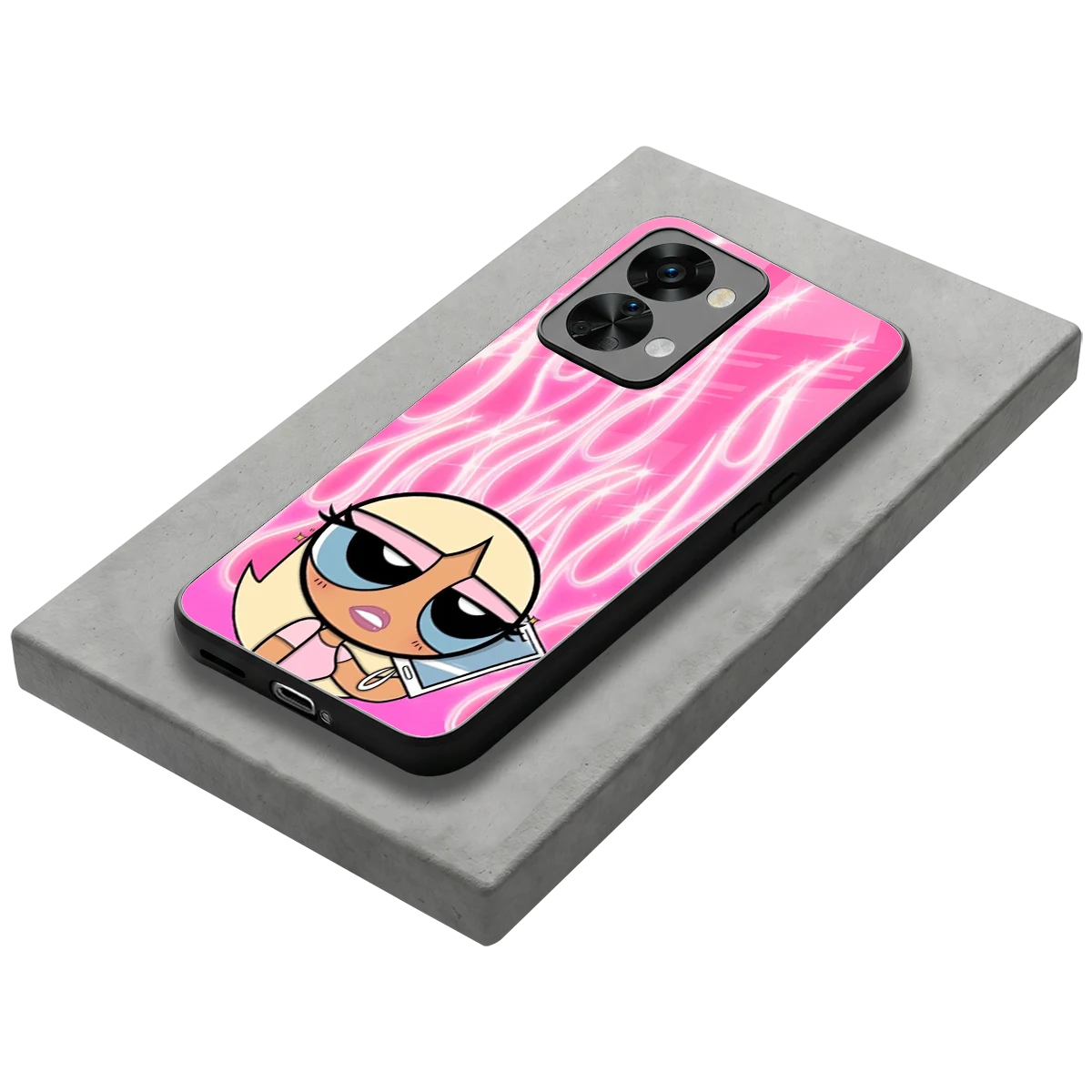 Chic Blaze stylish phone case for oneplus nord 2t | glossy glass and slim fit