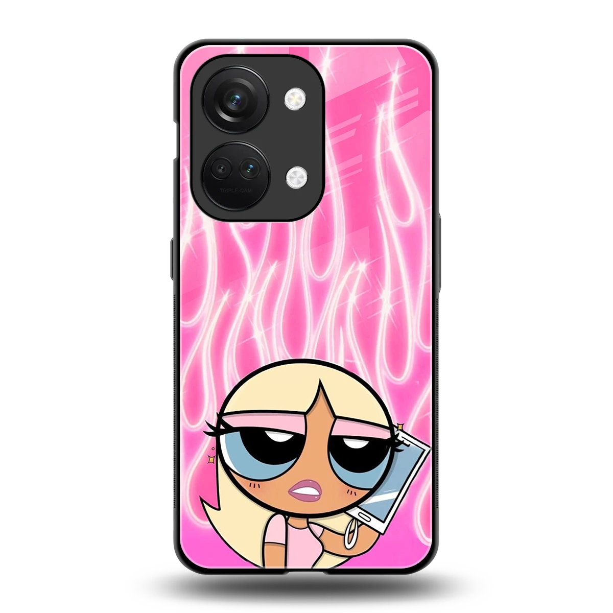 Chic Blaze back phone cover | glass case for oneplus nord 3